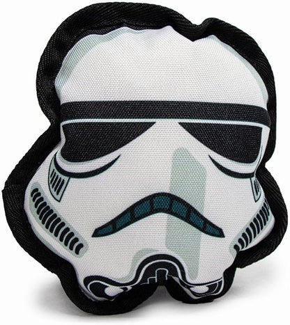 Buckle-Down Dog Toy, Star Wars, Ballistic Squeaker Stormtrooper Head 6.0" x 6.75"