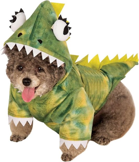 Rubie's Pet Costume, Small, Green Dinosaur Hoodie