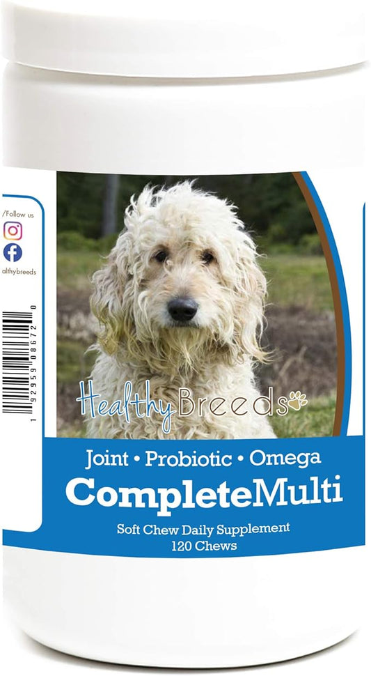 Healthy Breeds Goldendoodle All in One Multivitamin Soft Chew 120 Count