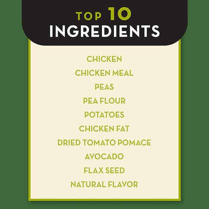 AvoDerm Natural Grain Free Chicken and Vegetables Recipe All Life Stages Dry Dog Food 4 lb