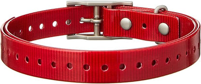 Garmin 3/4-Inch Red Collar Strap for Garmin Delta Series