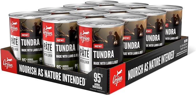 ORIJEN™ Tundra Pâté with Liver Wet Dog Food, Case of 12