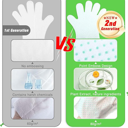 30 Count Dog Wipes Plant Oil Grooming Gloves Enhanced Cleaning Deodorizing Bath Wipes Waterless Cat Shampoo Pets Wipes for Paws, Butt, Face and Fur