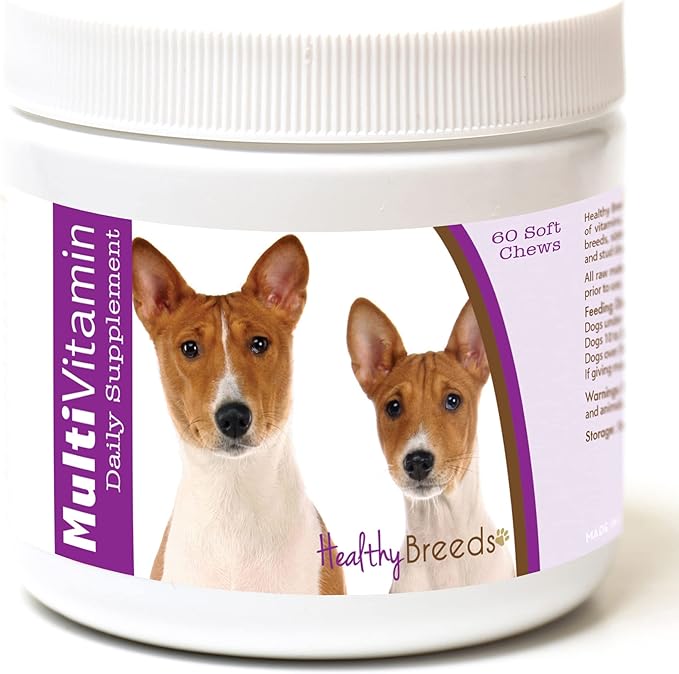 Healthy Breeds Basenji Multi-Vitamin Soft Chews 60 Count