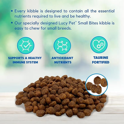 Lucy Pet Products Salmon, Pumpkin & Quinoa Small Bites for Dogs 4.5lb 100600033
