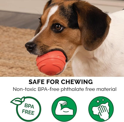 Furhaven 3-Pack 2.5" Squeaky Ball Dog Toys for Small/Medium Dogs, Fits Most Standard Launchers - Fetch 'N Fun TPR Squeaky Ball Toy Set - Sea Pack, Set of 3