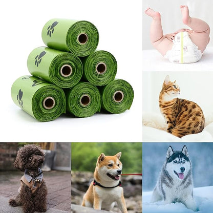 Dog Poop Bag, Biodegradable - 540 Count Dog Waste Bags with Dispenser, Extra Thick Strong Leak proof Doggy Poop Bags| Scented