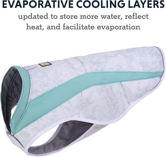 Ruffwear, Swamp Cooler Dog Vest, Evaporative Cooling for Hot Weather, Compatible with Most Harnesses, Sage Green, X-Small