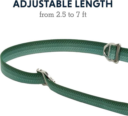 Ruffwear, Switchbak Dog Leash, Convertible & Adjustable Lead for Everyday Use, River Rock Green