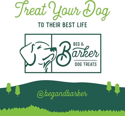 Beg & Barker Jerky for Dogs - Dog Training Treats - Natural Dog Treats Made in The USA - Grain Free, Diabetic-Friendly, High Protein, Sugar-Free (Chicken & Liver, 4 Ounce (Pack of 2))
