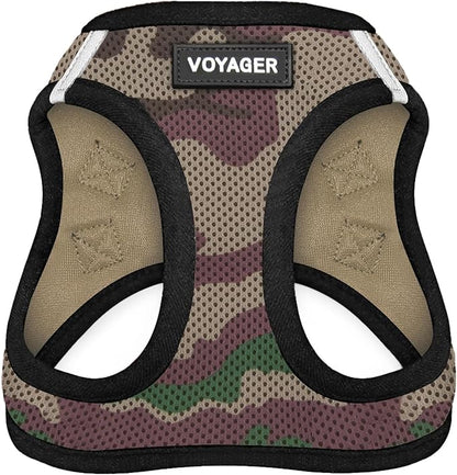 Voyager Step-In Air Dog Harness - All Weather Mesh Step in Vest Harness for Small and Medium Dogs by Best Pet Supplies - Army Base, XS