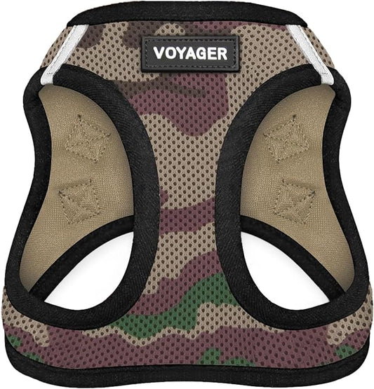 Voyager Step-In Air Dog Harness - All Weather Mesh Step in Vest Harness for Small and Medium Dogs by Best Pet Supplies - Army Base, XS