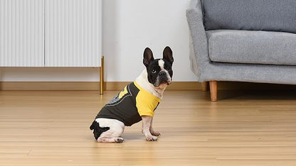 Harry Potter Hufflepuff Pet T-Shirt in Size Extra Large | XL Dog T-Shirt, Harry Potter Dog Shirt | Harry Potter Dog Apparel & Accessories for Hogwarts Houses, Hufflepuff, FF19290 Yellow