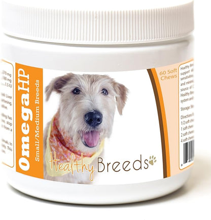 Healthy Breeds Glen of Imaal Terrier Omega HP Fatty Acid Skin and Coat Support Soft Chews 60 Count