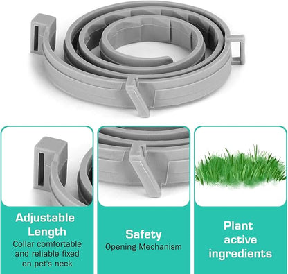 UrbanX Natural Flea Flea & Tick Treatment & Prevention Collar for Medium & Large Dogs, Waterproof, Adjustable (1 Pack)