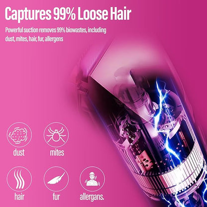 S7 Dog Grooming Vacuum & Dog Grooming Kit, 1.8L Powerful Dog Vacuum Cleaner with Dog Clippers and Deshedding Brush 5 Grooming Tools Dog Grooming Kit,for Dogs, Cats and Other Animals(Dyson)