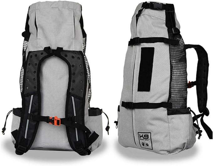 K9 Sport Sack | Dog Carrier Adjustable Backpack (Medium, Air 2 - Charcoal Grey)