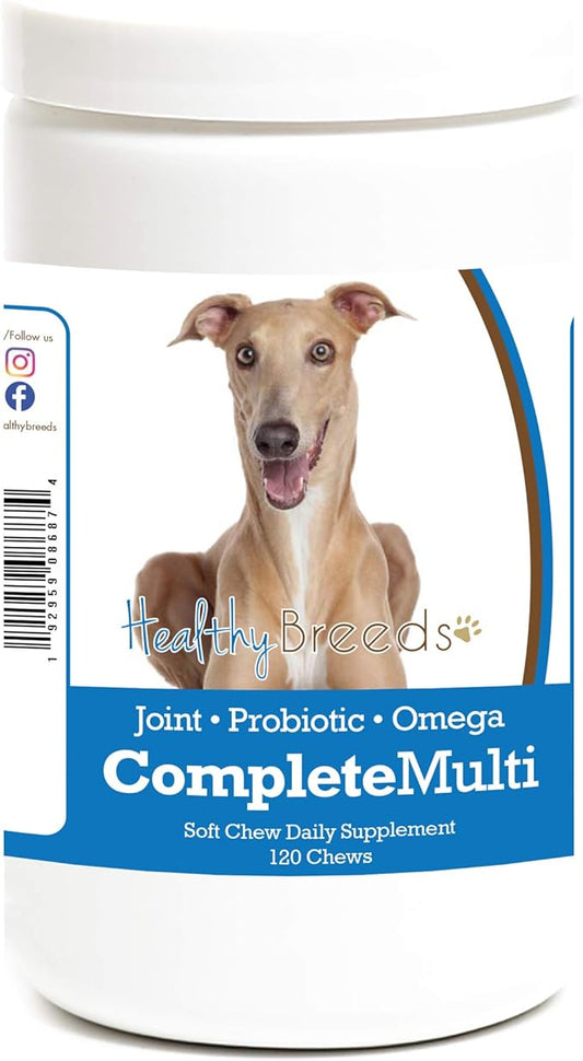 Healthy Breeds Italian Greyhound All in One Multivitamin Soft Chew 120 Count