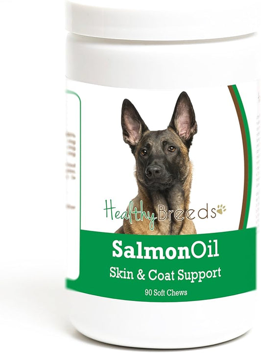 Healthy Breeds Belgian Malinois Salmon Oil Soft Chews 90 Count