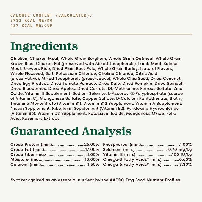 Nutro Ultra Adult Small Breed Dry Dog Food, Chicken, Lamb and Salmon Protein Trio, 3.5 lb. Bag