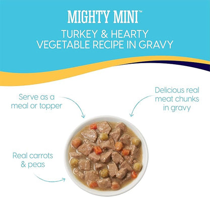 Solid Gold Wet Dog Food for Small Dogs - Mighty Mini Grain Free Wet Dog Food Made with Real Turkey - for Puppies, Adult & Senior Small Breeds with Sensitive Stomachs