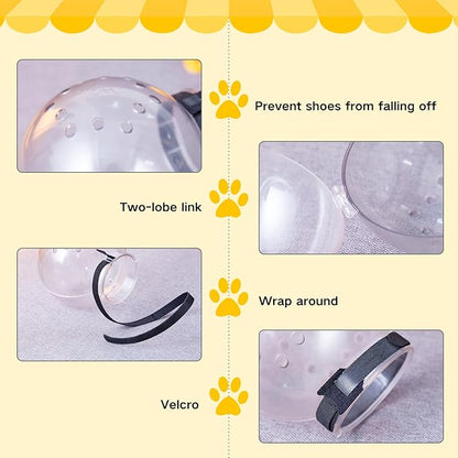 Cat Muzzle for Grooming,Bubble Muzzle and Boots for Nail Trimming,Cat Grooming Mask with Anti Bite,Cat Astronaut Helmet,Cat Breathable Muzzle and Silicone Paw Covers