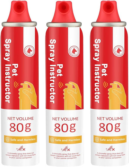 Spray Corrector Dog Trainer, 80ml 3 Pack Spray Corrector for Dog to Stops Barking, Jumping Up, Place Avoidance, Food Stealing, Fights & Unwanted Dog Behaviour