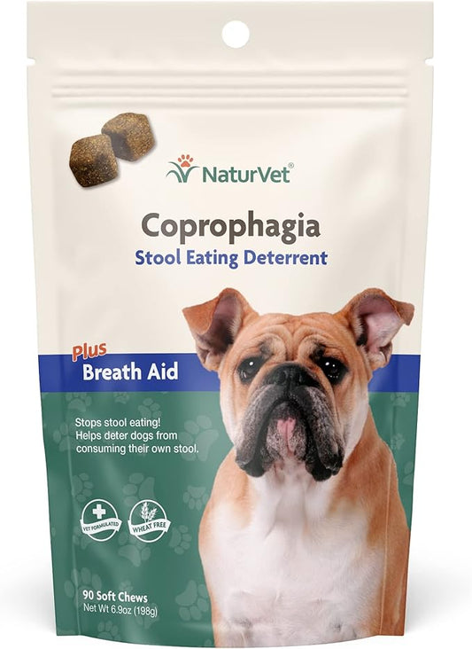NaturVet Coprophagia Deterrent Soft Chews (90 ct)