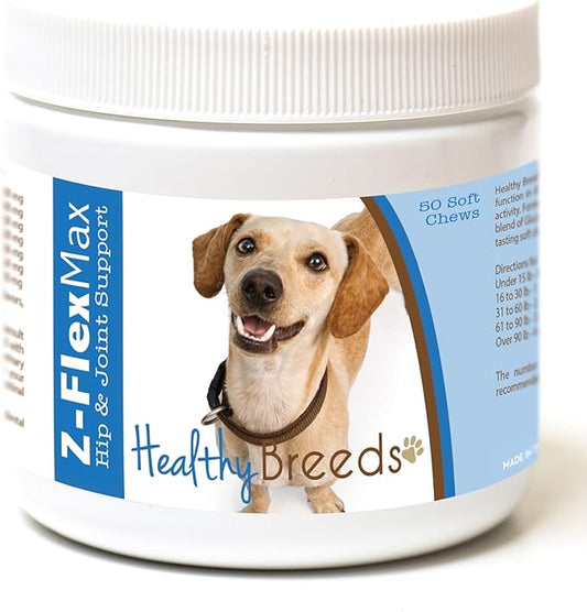 Healthy Breeds Chiweenie Z-Flex Max Hip and Joint Soft Chews 50 Count