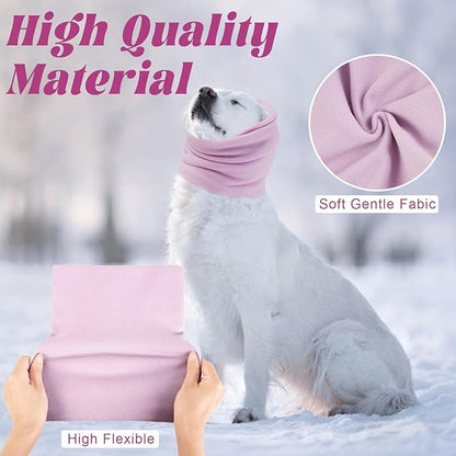 Dog Quiet Ear Covers for Ear Protection, Calming Dog Ear Muffs for Cats Dogs, Dog Hoodie for Noise Protection, Soft Warm Ear Muff for Dog Grooming Bathing