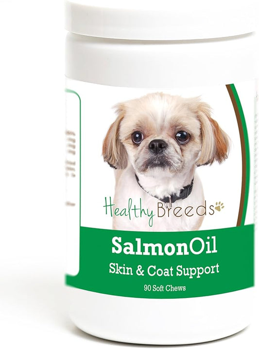 Healthy Breeds Peekapoo Salmon Oil Soft Chews 90 Count