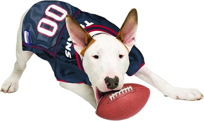 NFL Housotn Texans Dog Jersey, Size: X-Small. Best Football Jersey Costume for Dogs & Cats. Licensed Jersey Shirt