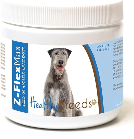 Healthy Breeds Irish Wolfhound Z-Flex Max Hip and Joint Soft Chews 50 Count