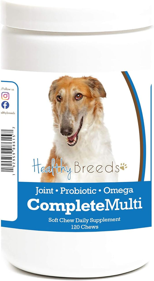 Healthy Breeds Borzois All in One Multivitamin Soft Chew 120 Count