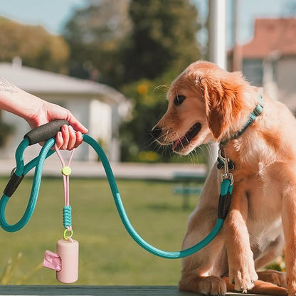 A&H ZIER Poop Bags Holder with Portable Colorful Lanyard, Soft-touch Dog Poop Bags Dispenser Dog Waste Bags, Compatible with any Dog Walking Accessories