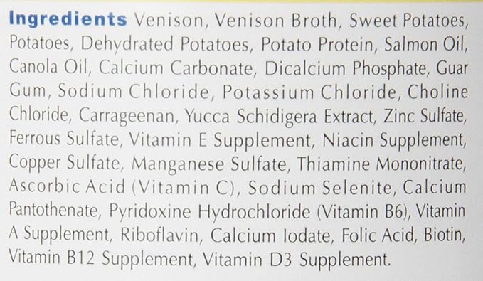 Natural Balance L.I.D. Limited Ingredient Diets Canned Wet Dog Food, Grain Free, Venison And Sweet Potato Formula, 13-Ounce (Pack Of 12)
