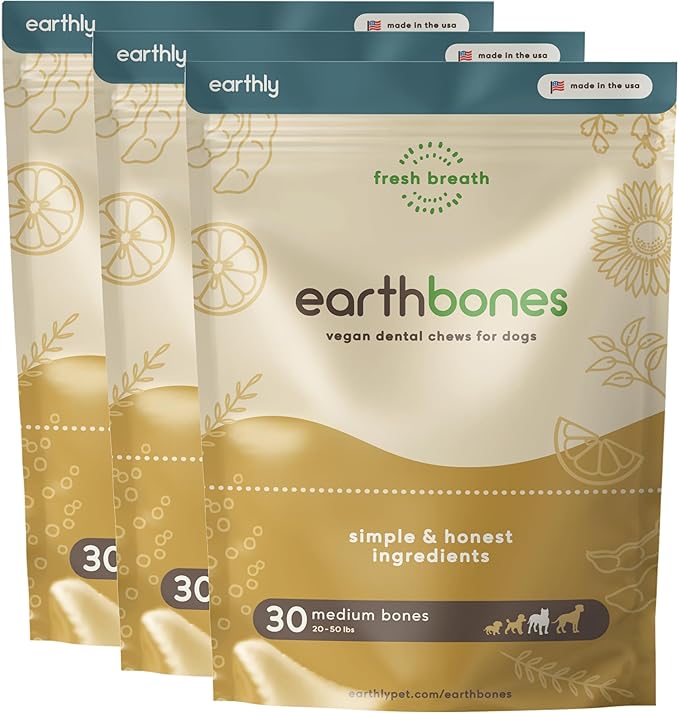 Earthbones Dental for Medium Dogs, 90ct (3pk)