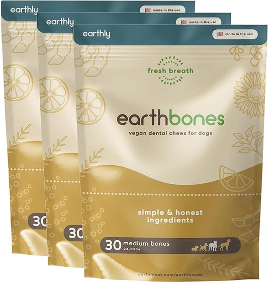 Earthbones Dental for Medium Dogs, 90ct (3pk)