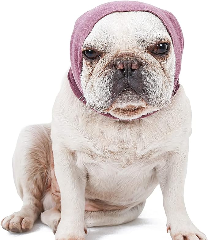 Dog Ears Cover for Bathing Drying and Grooming, Pet Hood for Anxiety Relief and Calming, Dog Ear Protector, Snood and Head Wear(Trumpet)