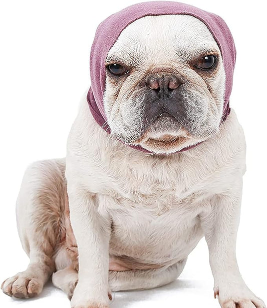 Dog Ears Cover for Bathing Drying and Grooming, Pet Hood for Anxiety Relief and Calming, Dog Ear Protector, Snood and Head Wear(Trumpet)