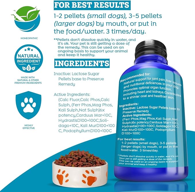 Healthy Animals 4Ever Nutritional Boost & Hip Agility for Gut, Coat, Skin Radiance | Extra Strong Ingredients | Fast Acting Formula | Completely Safe & Natural | 300 Tablets
