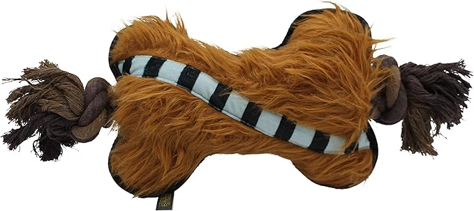 Star Wars for Pets Chewbacca Bone Rope Dog Toy | Star Wars Rope Toy for Dogs | Fun and Cute Dog Toys and Accessories for All Dogs Officially Licensed by Star Wars for Pets