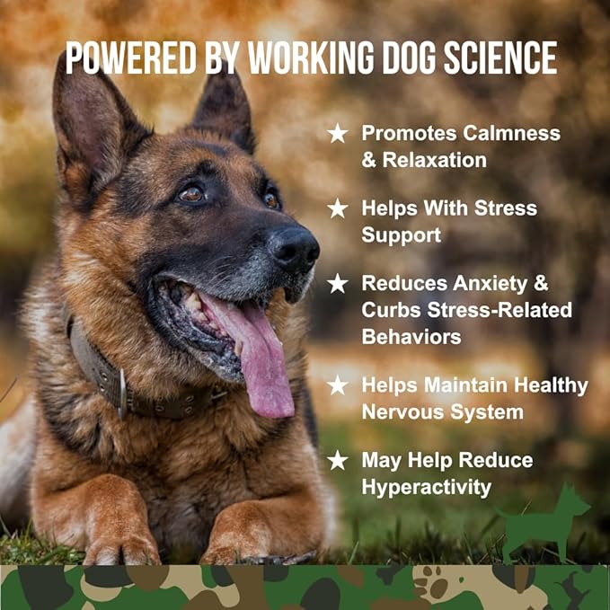 Operation Good Boy - SRE: Calming Supplement for Pets - 90 Count Soft Chews - 12.7oz - Alleviates Anxiety and Promotes Relaxation - Made Natural Ingredients - Veteran Owned
