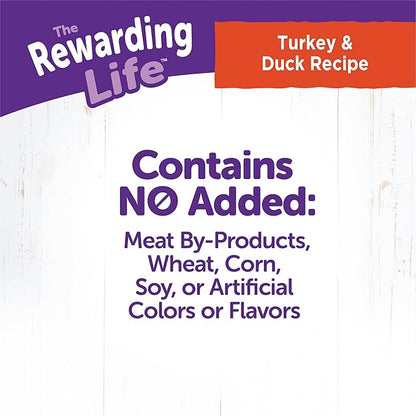 Wellness Rewarding Life Grain-Free Soft Dog Treats, Made in USA with Healthy Ingredients, Ideal for Training (Turkey & Duck Recipe, 6-Ounce Bag)