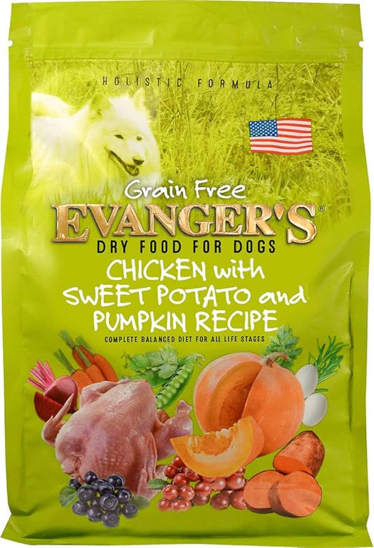 Evanger's Grain-Free Chicken with Sweet Potato & Pumpkin Dry Dog Food