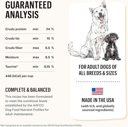 The Honest Kitchen Human Grade Dehydrated Grain Free Dog Food – Complete Meal or Dog Food Topper – Chicken 4 lb (makes 16 lbs)