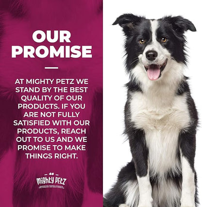Mighty Petz MAX Hemp Joint Supplement for Dogs - Glucosamine Chondroitin for Dogs. Advanced Mobility Support, Hip & Joint Relief Chews with MSM, Turmeric & Omega-3