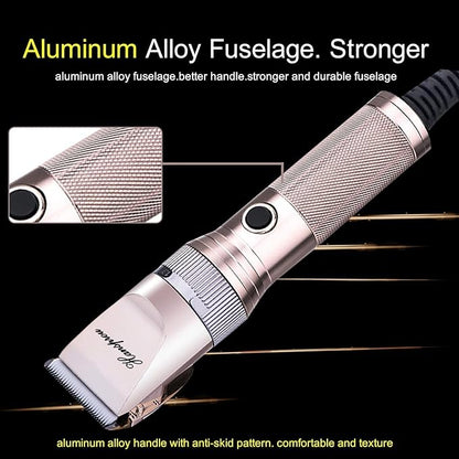 Dog Clippers for Grooming, 12V Dog Hair Clipper, Professional Heavy Duty Pet Grooming Clipper Corded Pet Hair Trimmer for Thick Coats with Guard Combs Brush for Dogs Cats