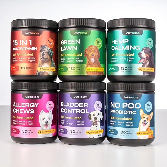 Dog Allergy Relief Chews - Dog Itching Skin Relief - Anti Itch for Dogs - Dog Itch Relief Chews - Hot Spot Treatment - Seasonal Allergy Support Supplements - Allergy Chews - Allergy Immune Treats