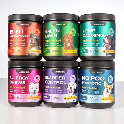 Dog Allergy Relief Chews - Dog Itching Skin Relief - Anti Itch for Dogs - Dog Itch Relief Chews - Hot Spot Treatment - Seasonal Allergy Support Supplements - Allergy Chews - Allergy Immune Treats